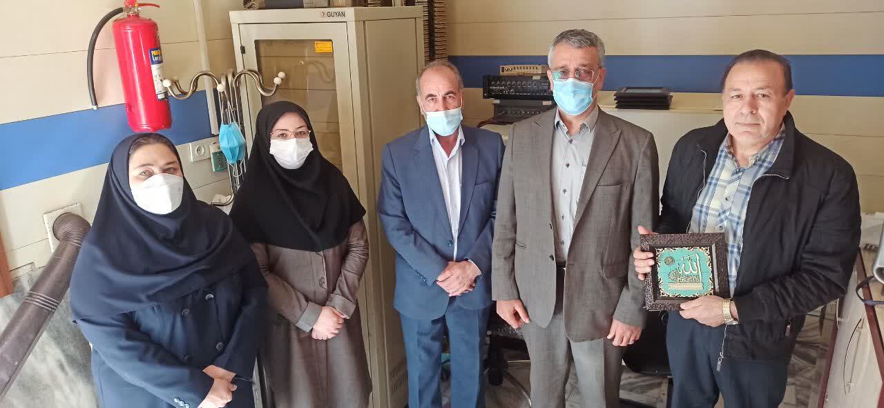 گرامی داشت هفته دفاع مقدس بیمارستان طالقانی